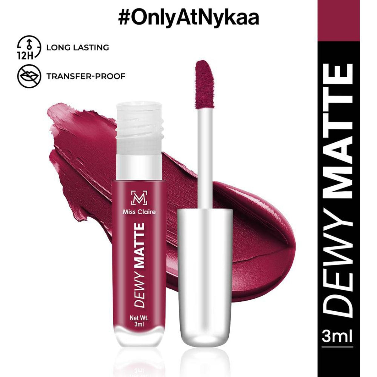 Miss Claire Dewy Matte Lip Color - 20 Berryfique | Grocsy