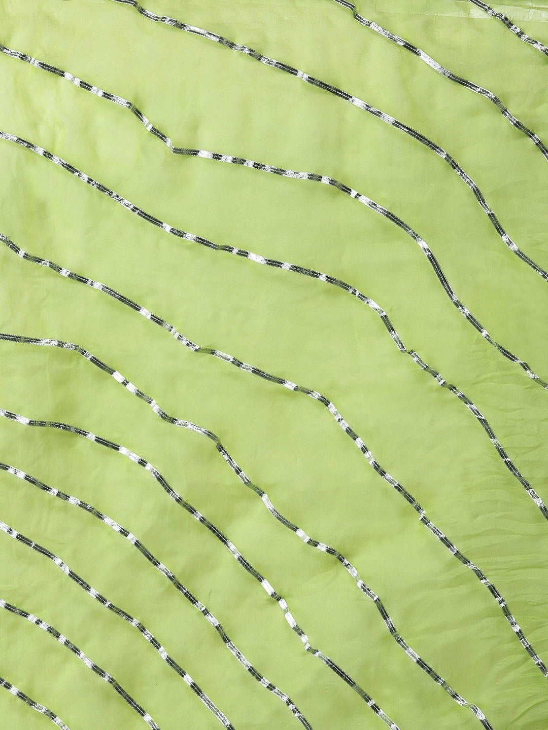 HERE&NOW Zesty Lime Green Gota Patti Kurta Set | Grocsy