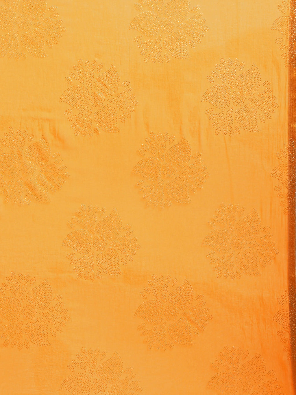 Saree Mall Mustard Yellow & Gold Printed Saree | Grocsy