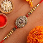 Luxury American Diamond Premium Rakhi | Grocsy