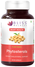 Bliss Welness Heart Health Phytosterols High Potency Lipid Support Veg Capsule | Grocsy