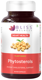 Bliss Welness Heart Health Phytosterols High Potency Lipid Support Veg Capsule | Grocsy