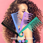 XO Curls Shower Detangling Comb - Lavender | Grocsy