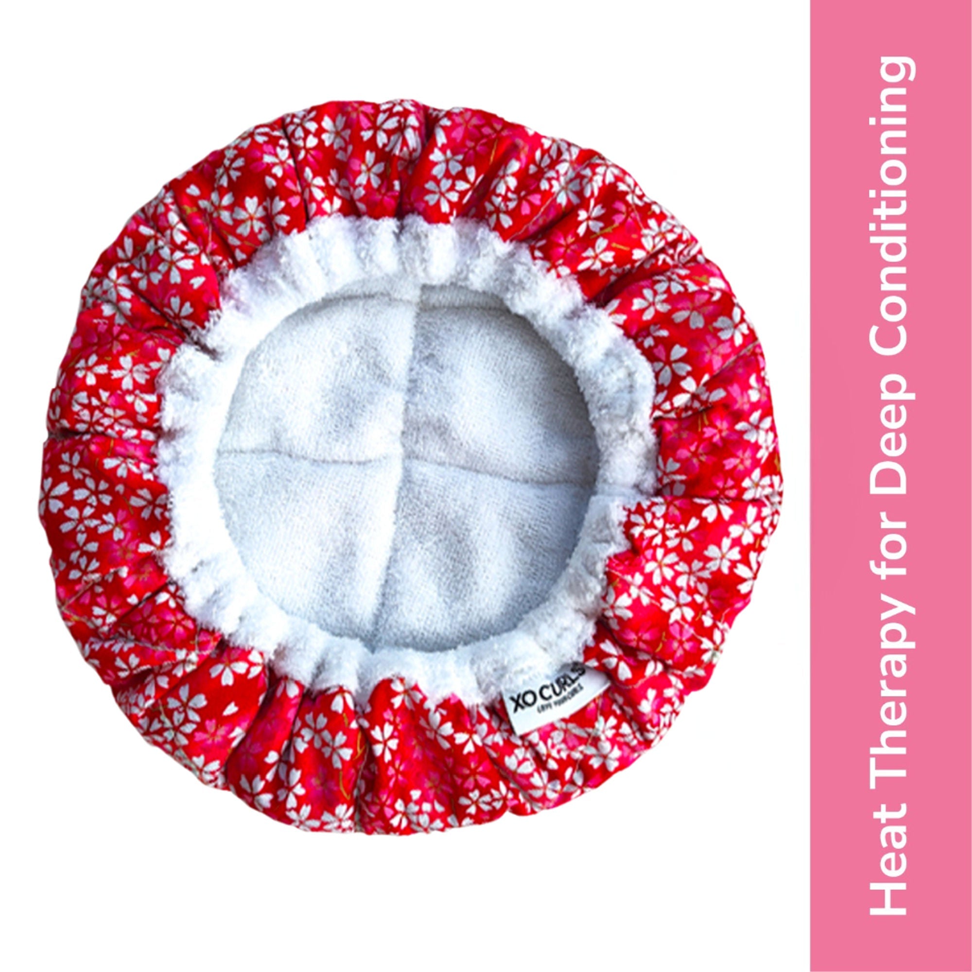 XO Curls Flax Seed Heat Cap For Deep Conditioning | Grocsy