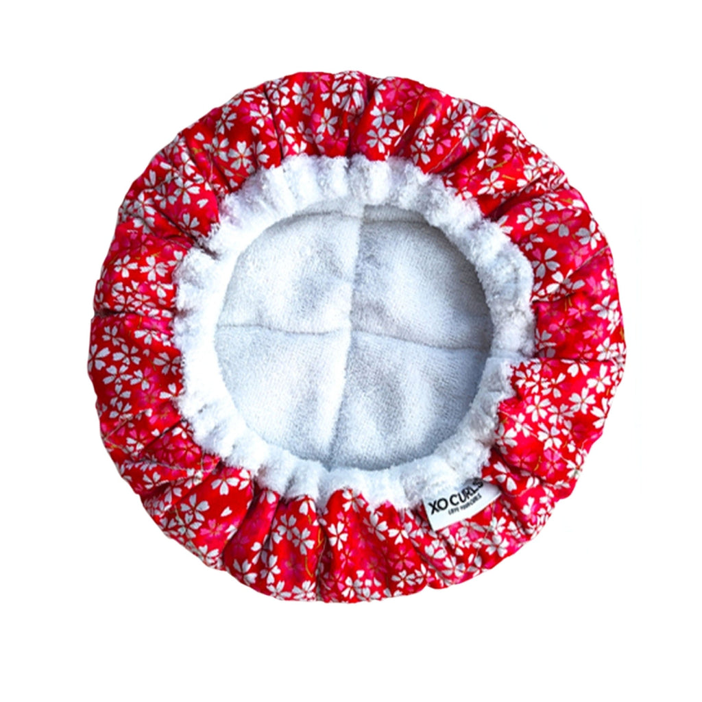 XO Curls Flax Seed Heat Cap For Deep Conditioning | Grocsy