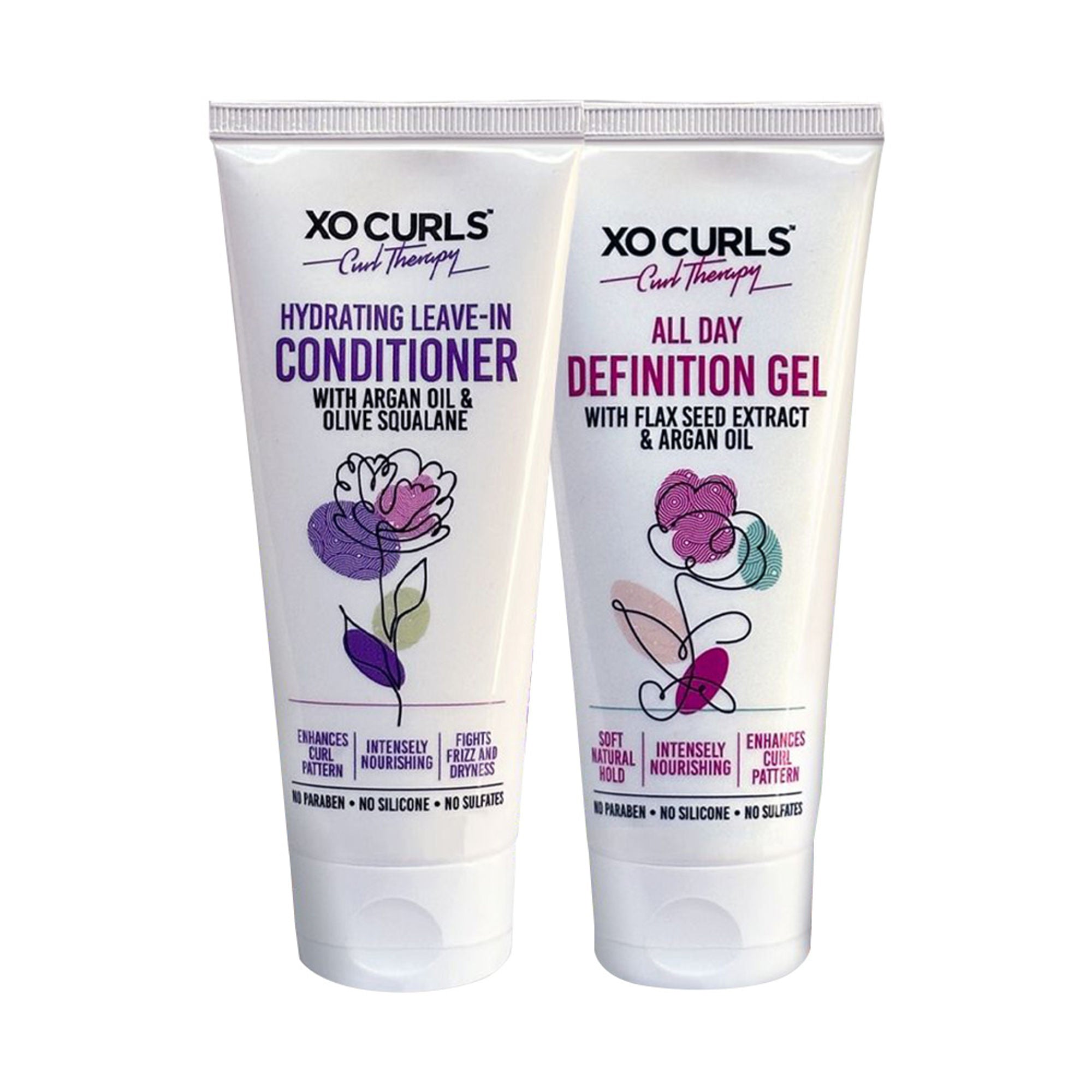 XO Curls All Day Definition Gel & Leave-In Conditioner Combo | Grocsy