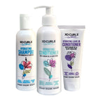 XO Curls Shampoo, Conditioner & Leave-In Conditioner Combo | Grocsy