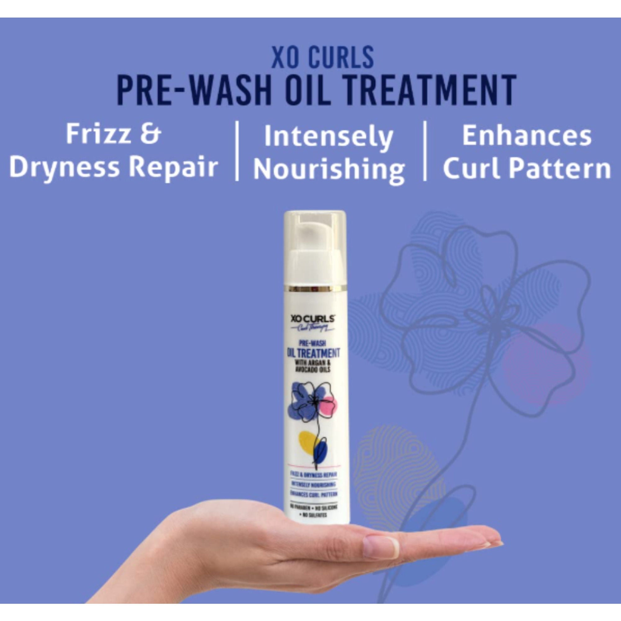 XO Curls Pre Wash Oil & Heat Cap Combo | Grocsy