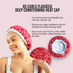 XO Curls Pre Wash Oil & Heat Cap Combo | Grocsy