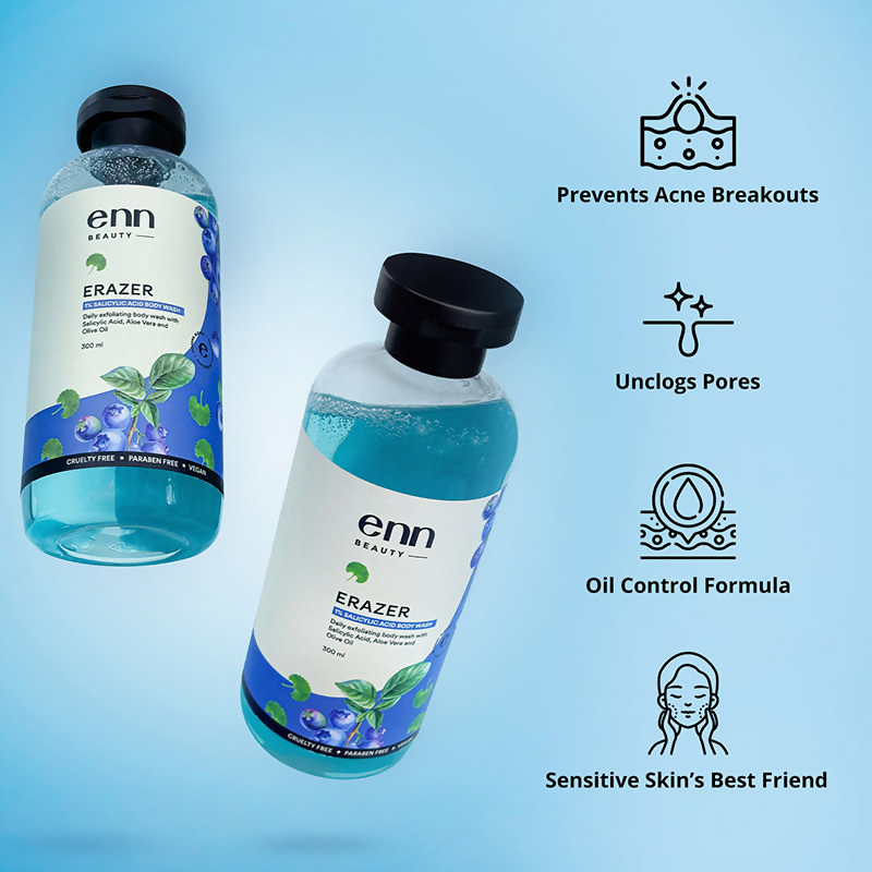 Enn Exfoliating 1% Salicylic Acid Body Wash | Grocsy