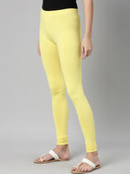 Souchii Slim Fit Churidar-Length Leggings | Grocsy
