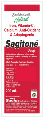 Sagius Sagitone Syrup | Grocsy