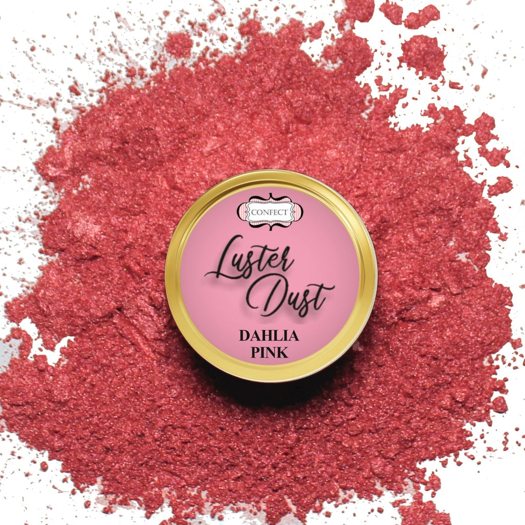 Confect Edible Luster Dust – Pack of 5 | Pink, Yellow, Green, Blue, Purple | | Grocsy