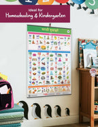 Jumbo Marathi Numbers and Alphabets Mulakshare Early Learning hanging Chart for Kids | Grocsy