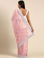 kasee Ethnic Motifs Zari Pure Chiffon Saree | Grocsy