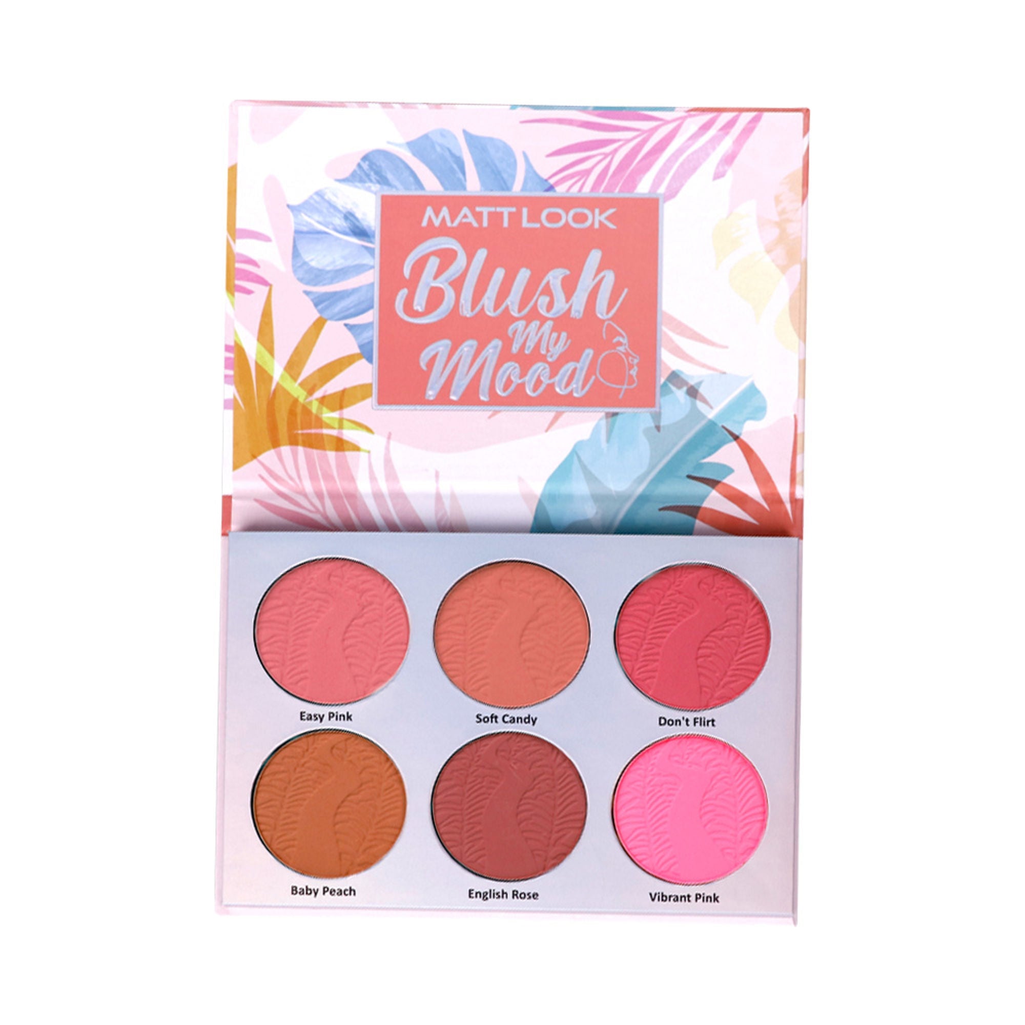 Matt Look Blush My Mood Highly Pigmented Blusher Palette - 01 Made In Heaven | Grocsy