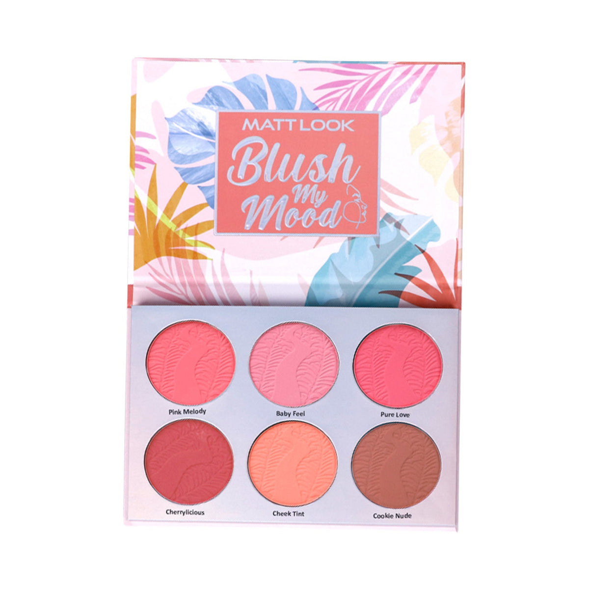 Matt Look Blush My Mood Highly Pigmented Blusher Palette - 02 Beautiful Inside Out | Grocsy