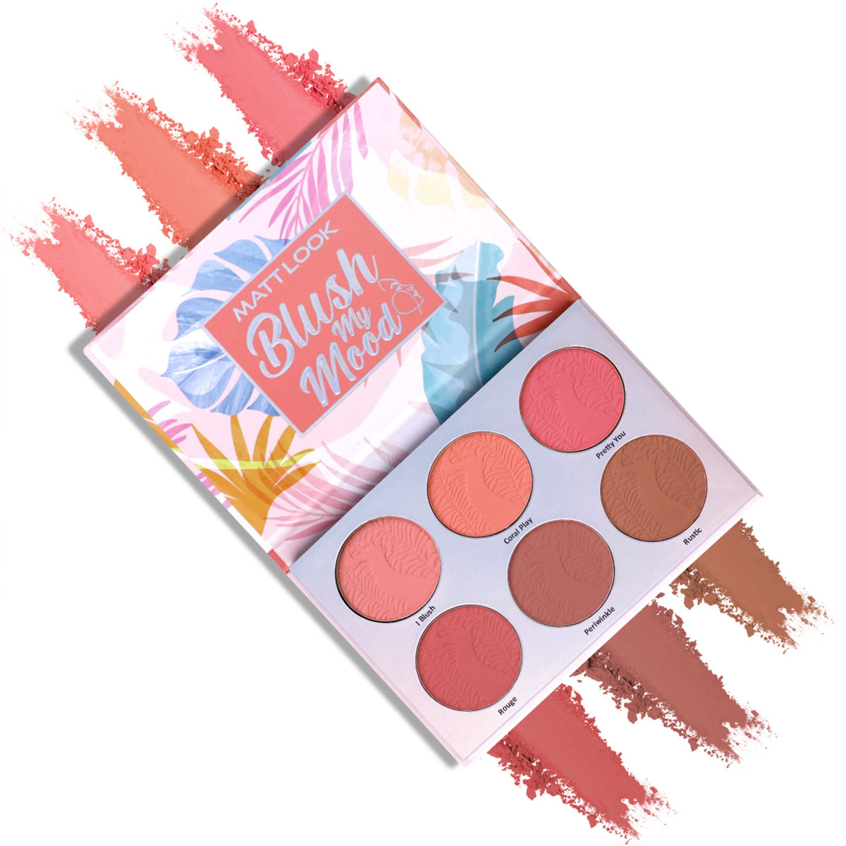 Matt Look Blush My Mood Highly Pigmented Blusher Palette - 03 Thats My Style | Grocsy