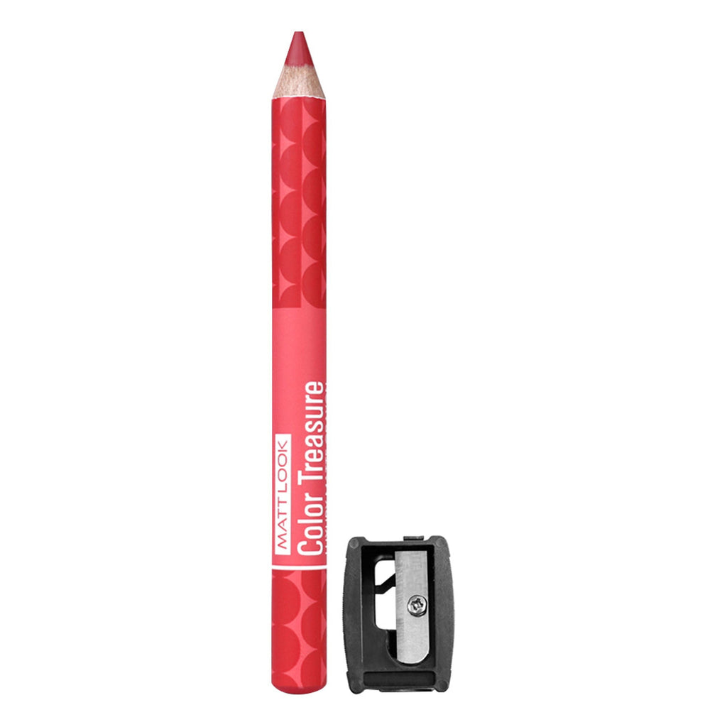 Matt Look Color Treasure Luxury Matte Lip Pencil Crayon - 10 Rose Ritual | Grocsy