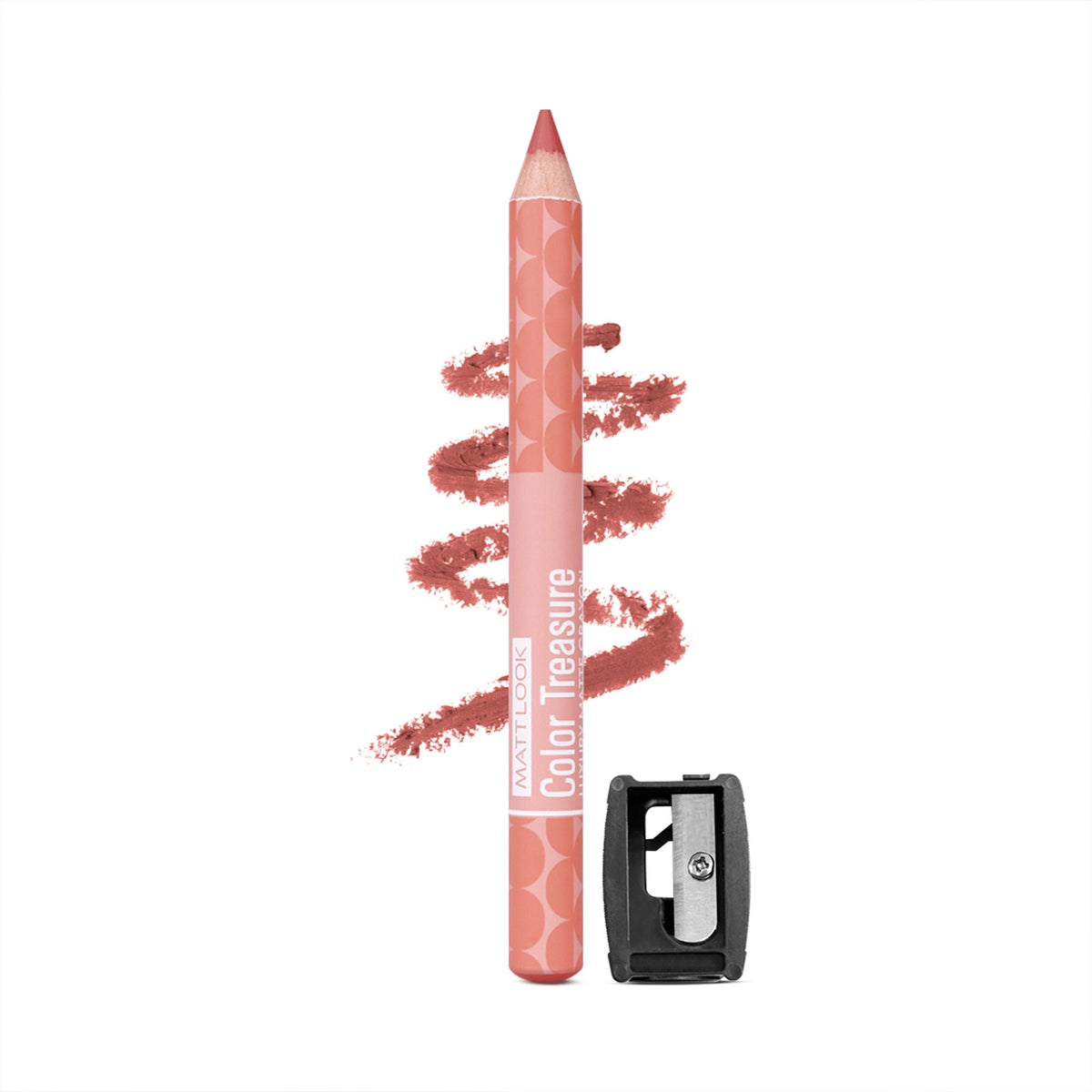 Matt Look Color Treasure Luxury Matte Lip Pencil Crayon - 14 Natural Nude | Grocsy