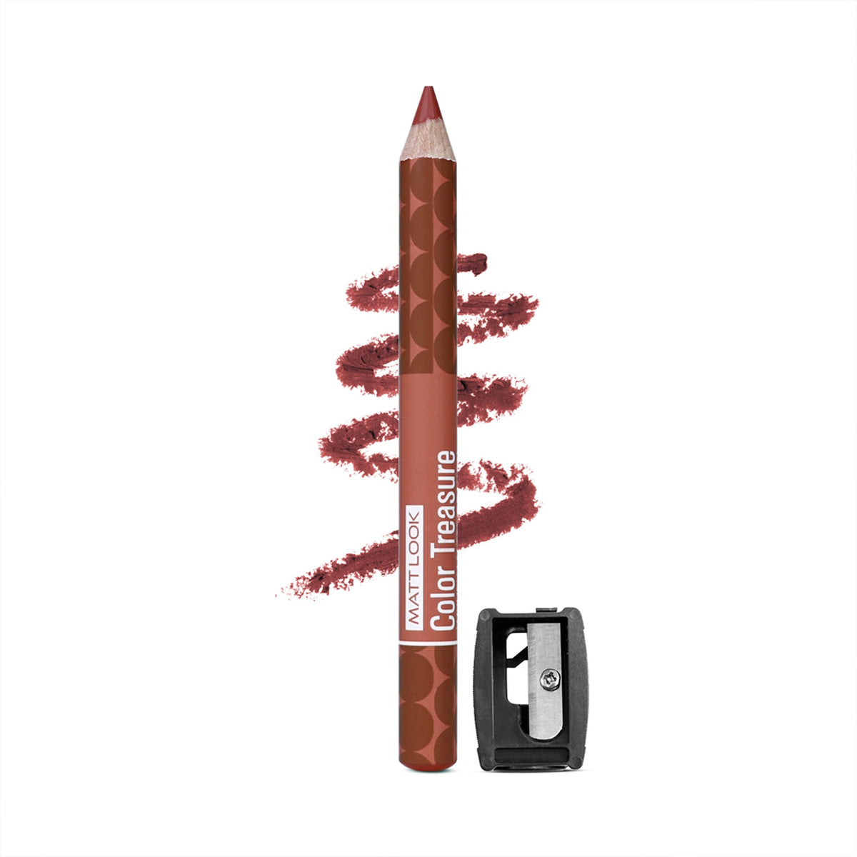Matt Look Color Treasure Luxury Matte Lip Pencil Crayon - 16 Clay Crush | Grocsy