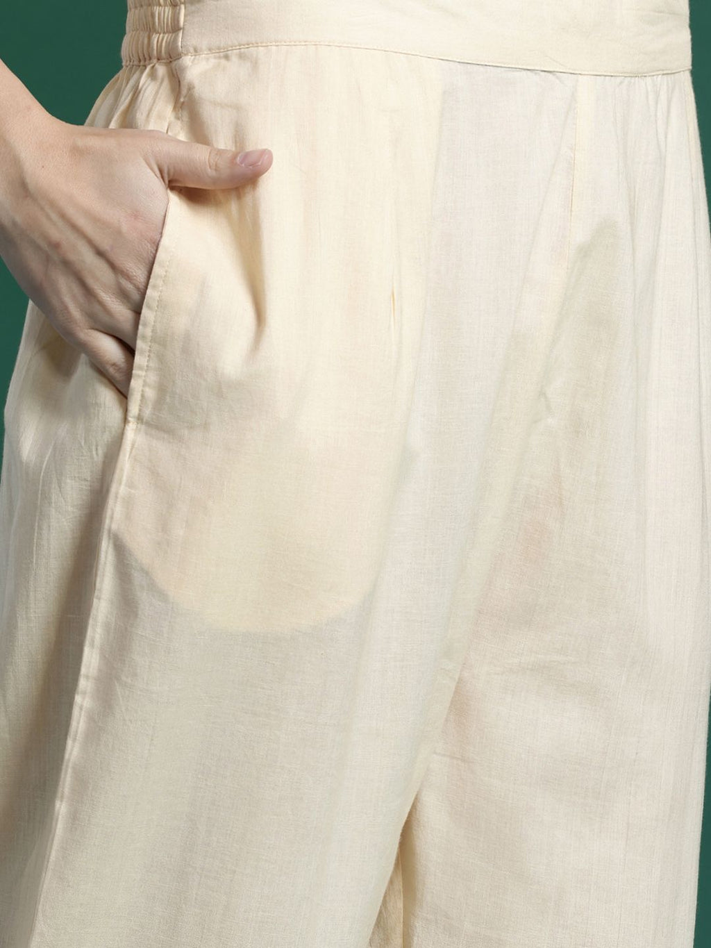 Indo Era Floral Printed Regular Pure Cotton Kurta with Trousers & Dupatta | Grocsy