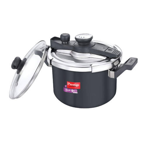 Prestige Svachh Clip-on Hard Anodised Pressure cooker | Grocsy