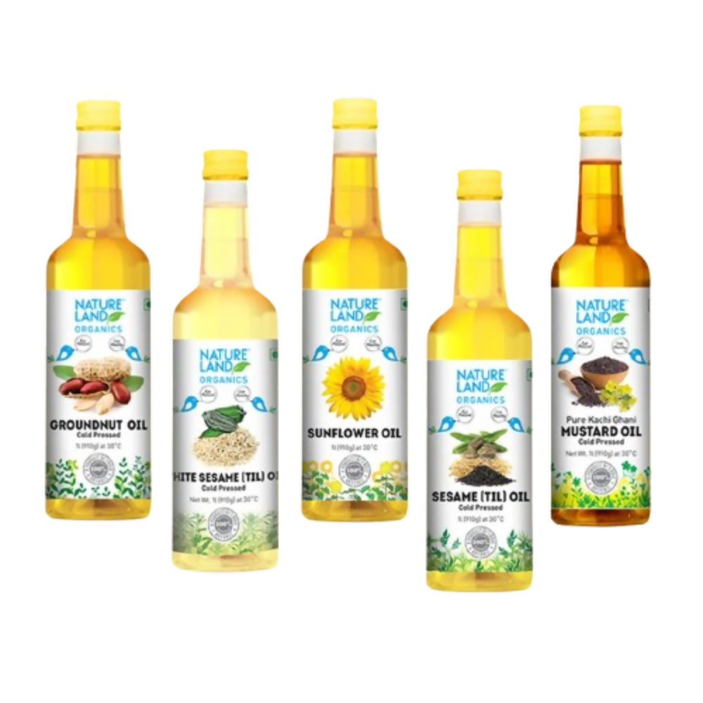 Nature Land Organics Wood Cold Pressed Oils | Grocsy