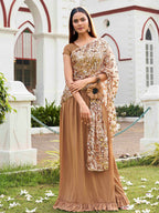 Tikhi Imli Embroidered Sequinned Ready to Wear Saree | Grocsy