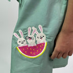 ArthLife Seafoam Green Watermelon Shirt Dress | Grocsy