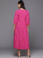 Ahalyaa Women's Traditional wear Lehnga Choli - Pink | Grocsy