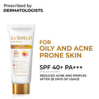 La Shield SPF 40 PA+++ Mineral Sunscreen Gel | Grocsy