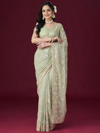 kasee Embellished Sequinned Saree | Grocsy