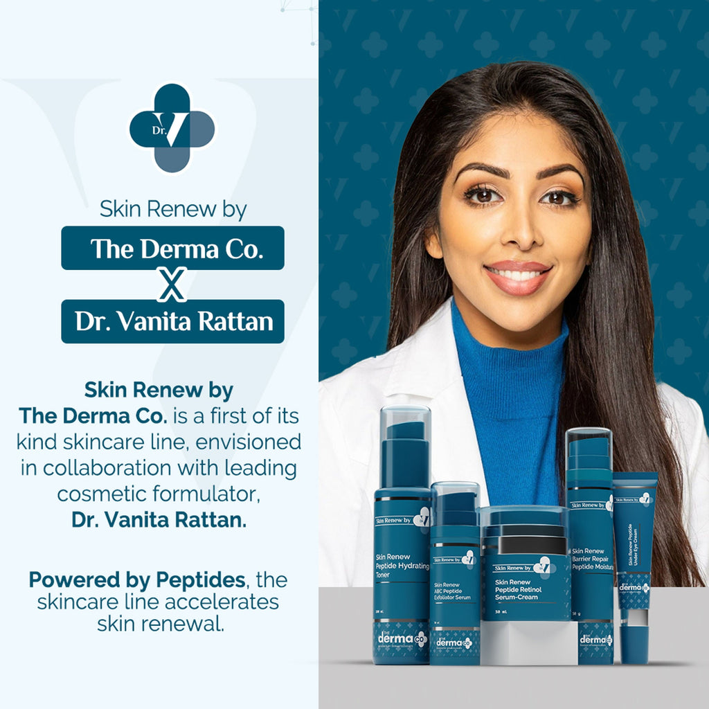 The Derma Co Dr. V Skin Renew Skin Renew Peptide Under Eye Cream | Grocsy