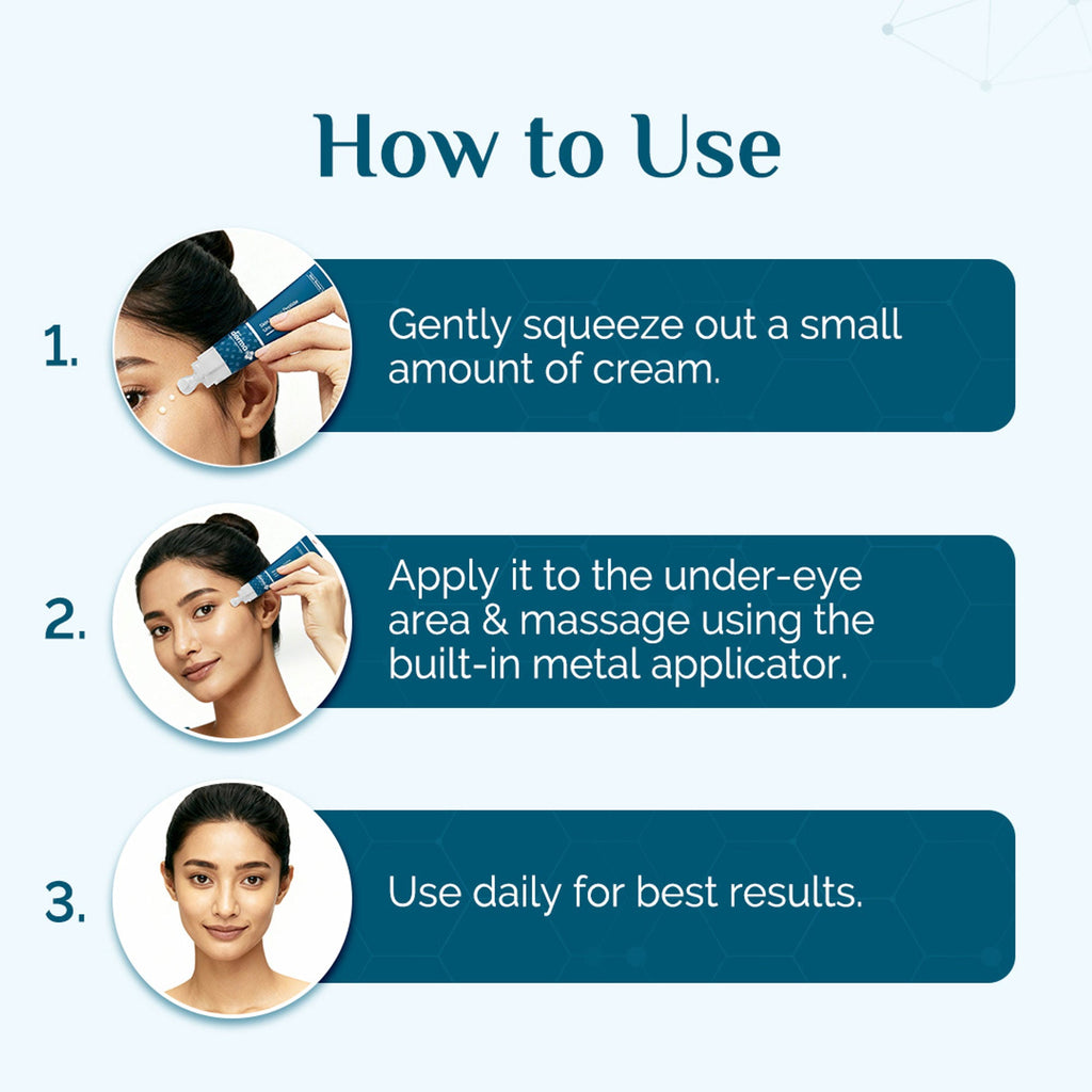 The Derma Co Dr. V Skin Renew Skin Renew Peptide Under Eye Cream | Grocsy