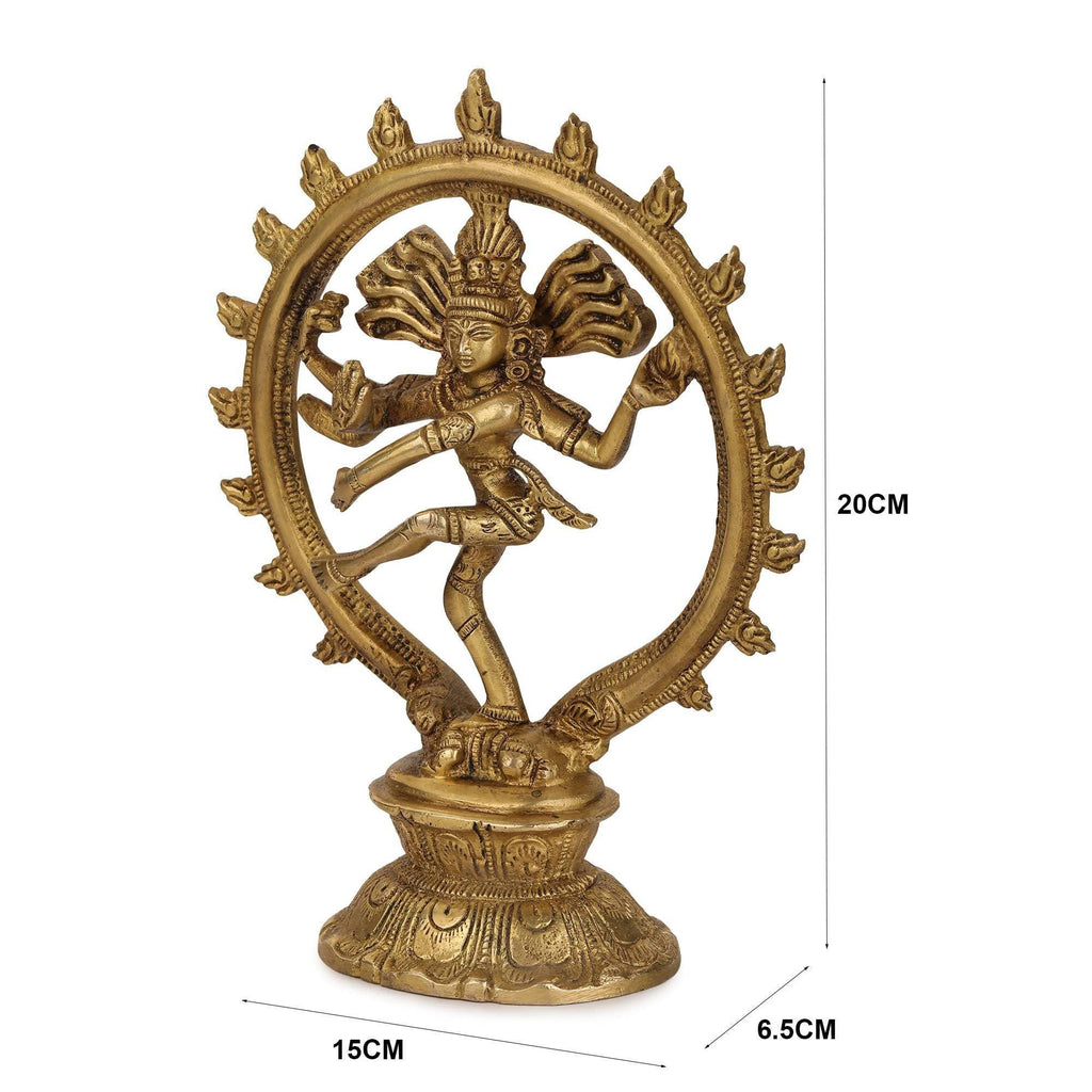 Devlok Lord Shiva Dancing Natraj Idol | Grocsy