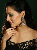 Diamond Multi Jhumki Earrings- Ruby Raang