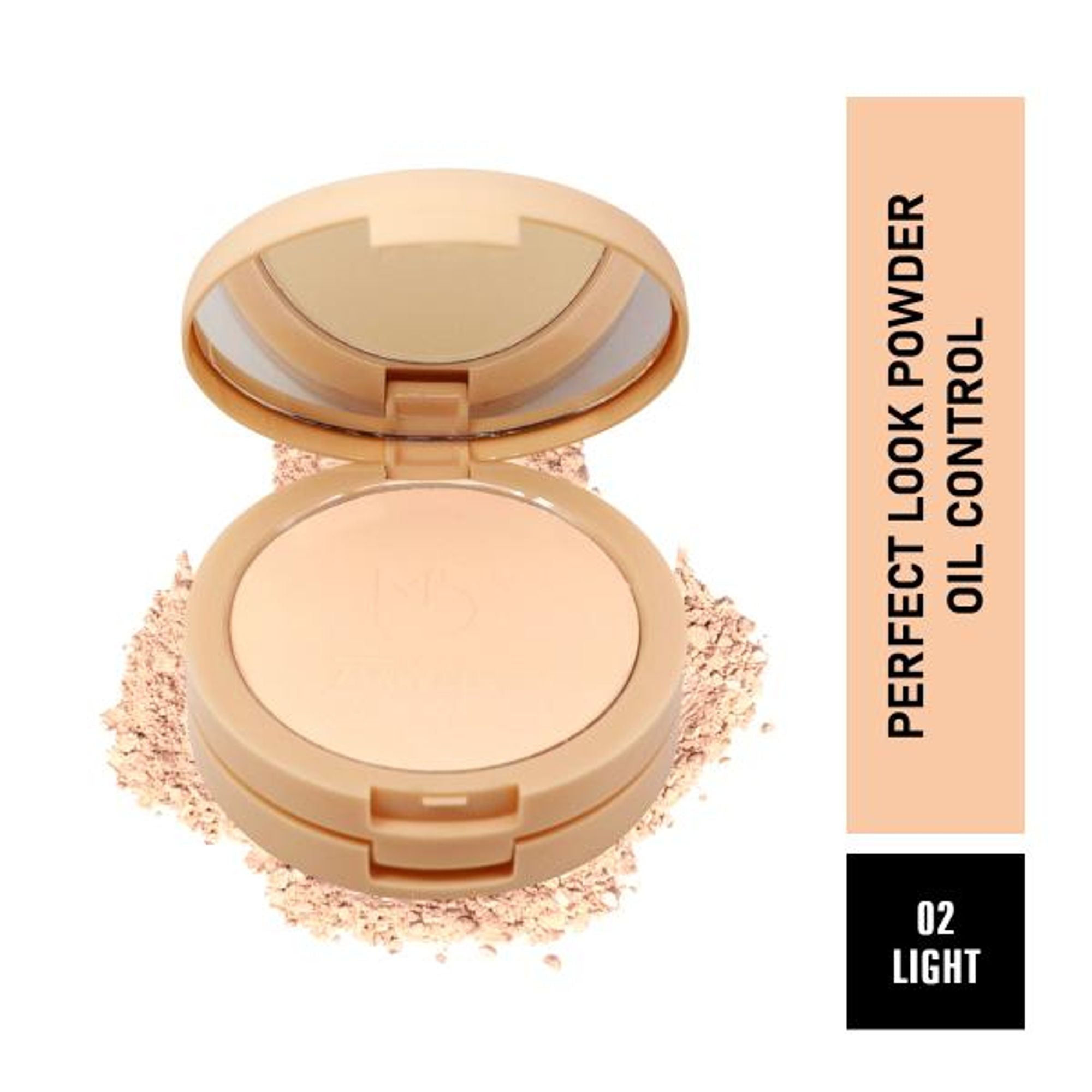 Matt Look Perfect Look 2 In 1 Formula Oil Control Powder - Light | Grocsy