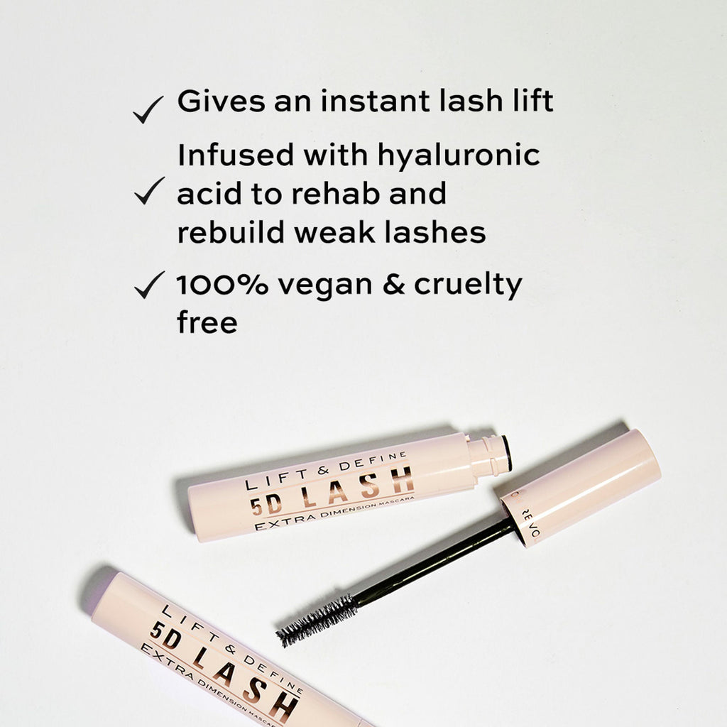 Makeup Revolution 5d Lash Super Black Mascara | Grocsy