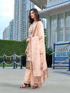 Joban Fashion Off White Position Digital Print With Position Foil Kurta Set | Grocsy