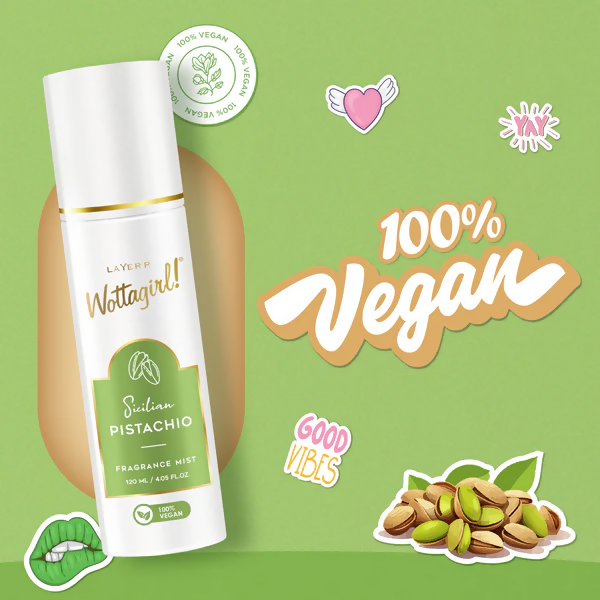 Layerr Wottagirl Sicilian Pistachio Fragrance Mist For Women | Grocsy