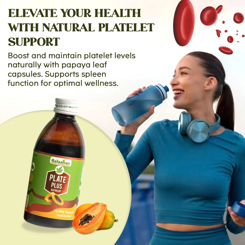 Rajasthan Herbals Plate Plus Syrup | Grocsy