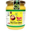 Yugmantra Organic Foods Pure A2 Natural Desi Cow Ghee Sahiwal | Handmade Desi Ghee | Grassfed, Golden, Grainy, Natural Fresh | Grocsy