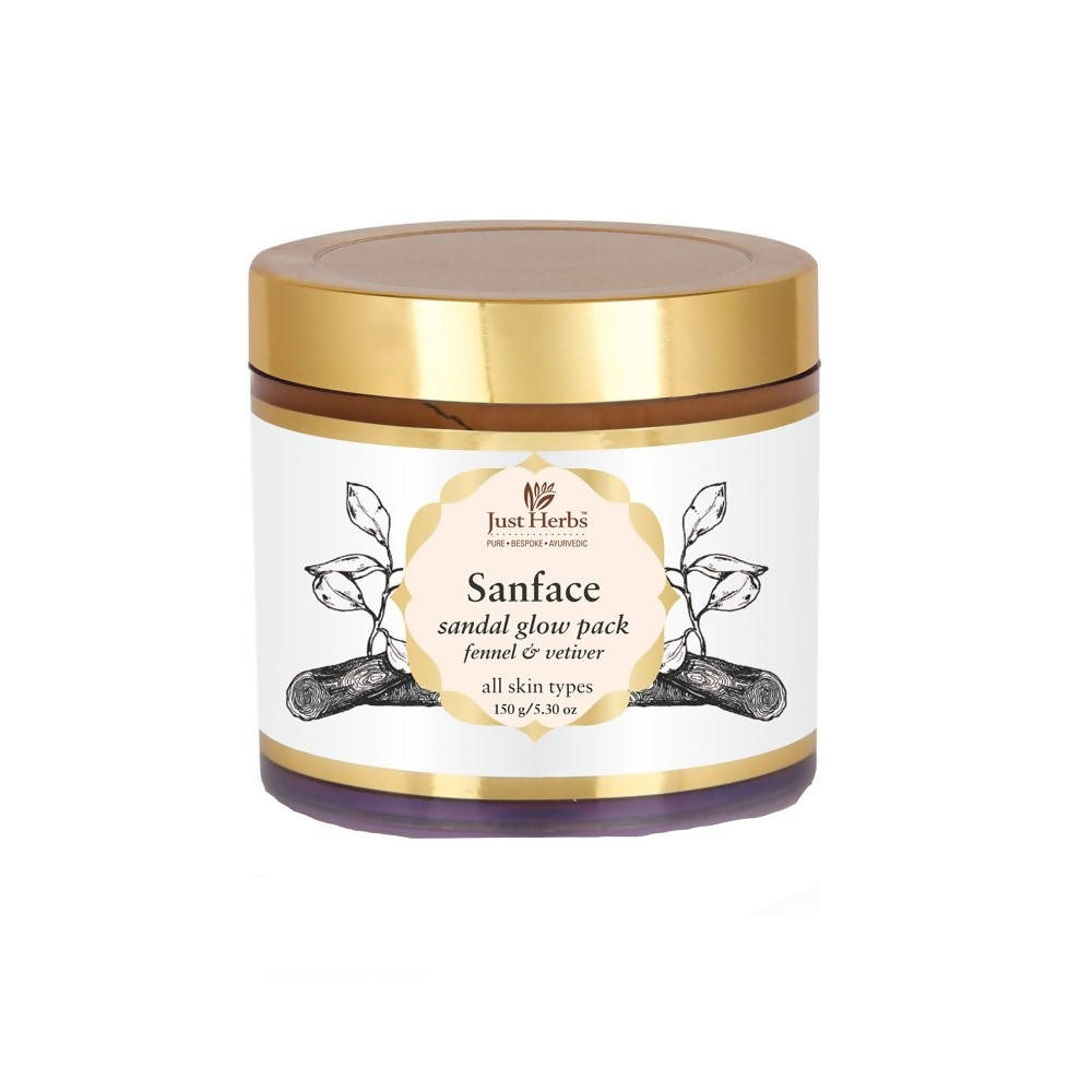 Just Herbs Sanface Sandal Glow Pack | Grocsy