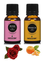 Earth N Pure Rose & Orange Essential Oils | Grocsy