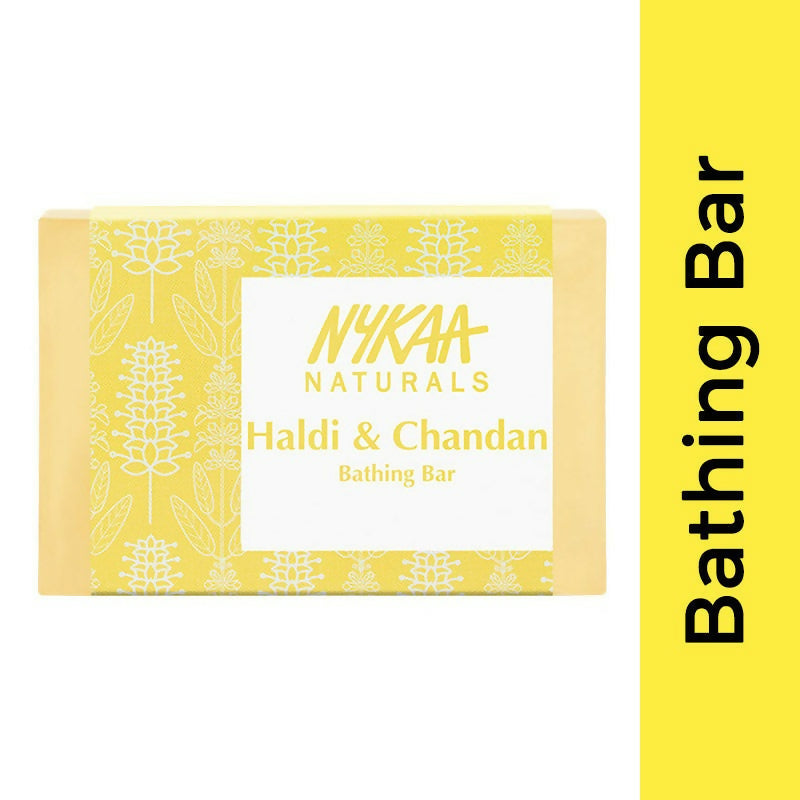 Nykaa Naturals Haldi & Chandan Glowing Bathing Soap | Grocsy