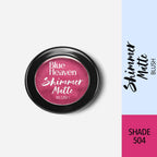 Blue Heaven Shimmer Matte Blush Shade 504 | Grocsy
