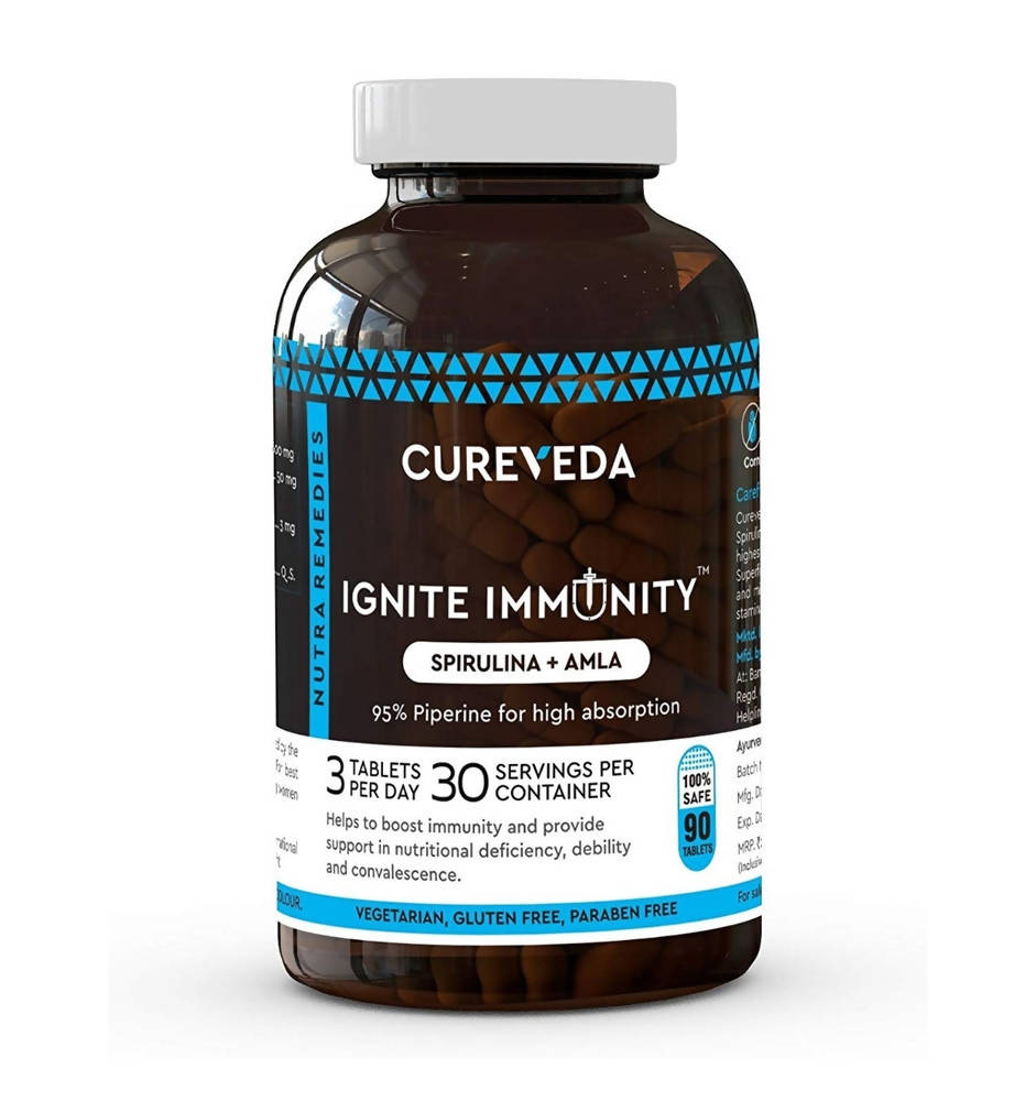 Cureveda Ignite Immunity Tablets | Grocsy