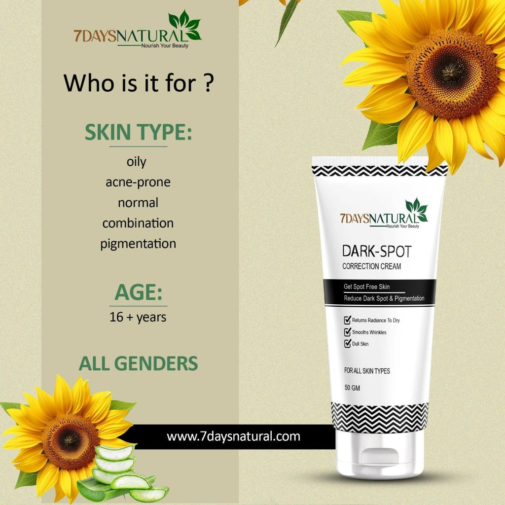 7 Days Natural Dark Spot Remover Cream For Remove Pimple Marks, Acne Scar Blemishes | Grocsy