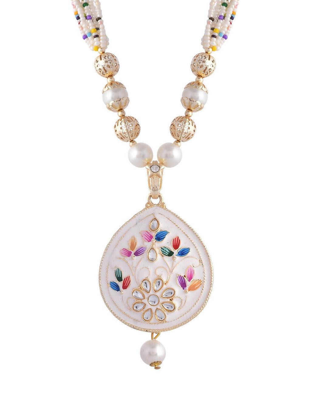 VOJ Women White Color stainless steel Jewellery Set | Grocsy